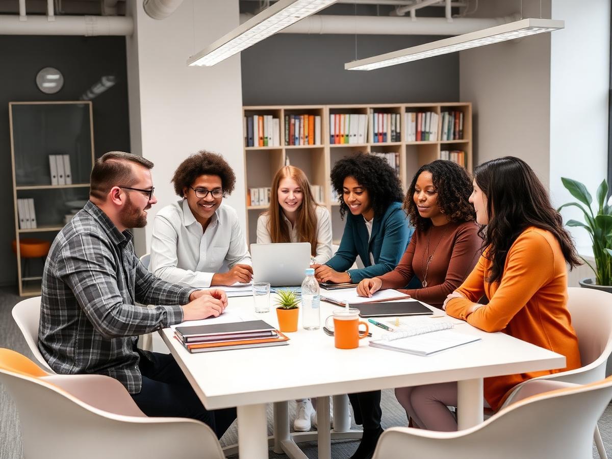 Academic editorial team collaborating